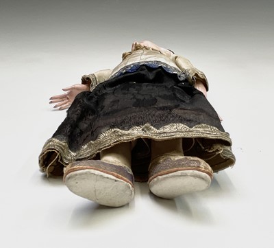 Lot 263 - Three Chinese dolls, in traditional costume,...