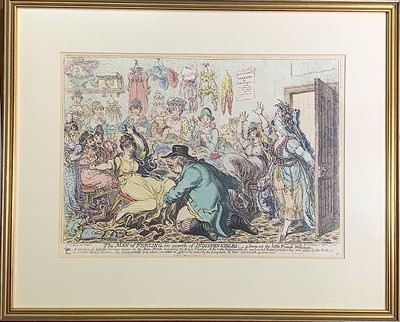 Lot 1491 - James GILLRAY (1756 - 1815), 'The Man of...