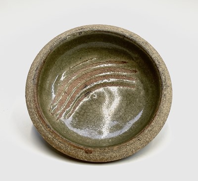 Lot 953 - A Leach studio pottery small dish, with...