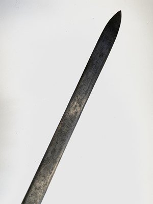 Lot 217 - A Sudanese Kaskara sword, with fullered 93.5cm...
