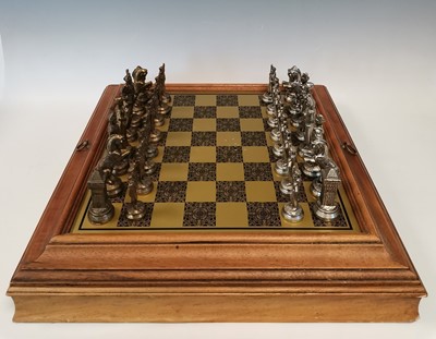 Lot 13 - An Italfama Napoleon Bonaparte chess set with...