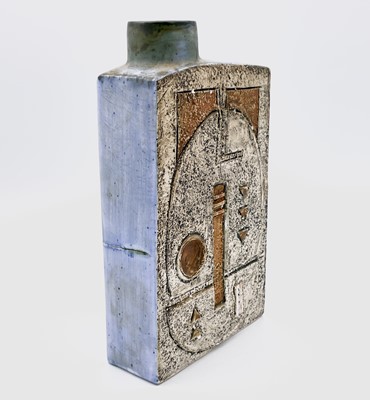 Lot 231 - A Troika Pottery chimney vase with incised...