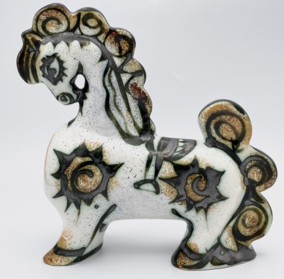 Lot 281 - A Celtic Pottery Newlyn model of a horse in...