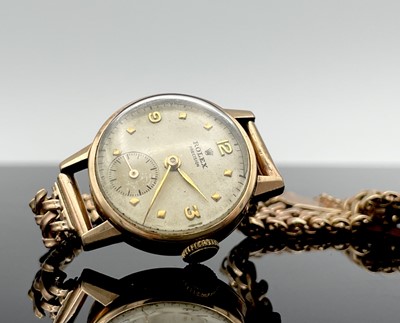 Lot 10 - A ladies gold Rolex wristwatch on 9ct gold...