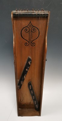 Lot 22 - A hand crafted European box zither.