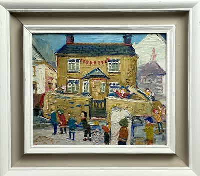 Lot 71 - Fred YATES (1922-2008) Regatta Day Porthleven...