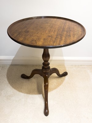 Lot 3157 - A George III mahogany wine table, the dished...