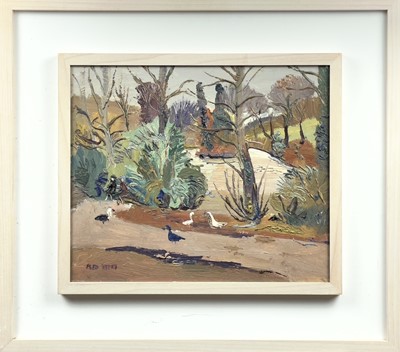 Lot 170 - Fred YATES (1922-2008) Winter Park Oil on...