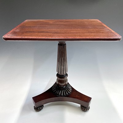 Lot 3158 - A Regency style mahogany occasional table, the...