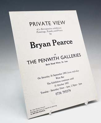 Lot 856 - Victor WADDINGTON 'Bryan Pearce, Paintings and...