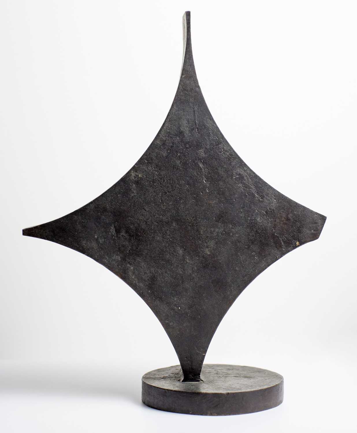 Lot 77 - Brian WALL (1931) Star Form Bronze with dark...