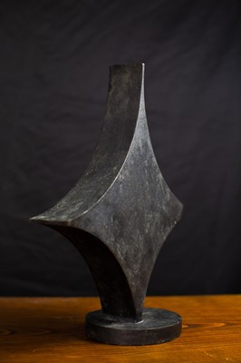 Lot 77 - Brian WALL (1931) Star Form Bronze with dark...