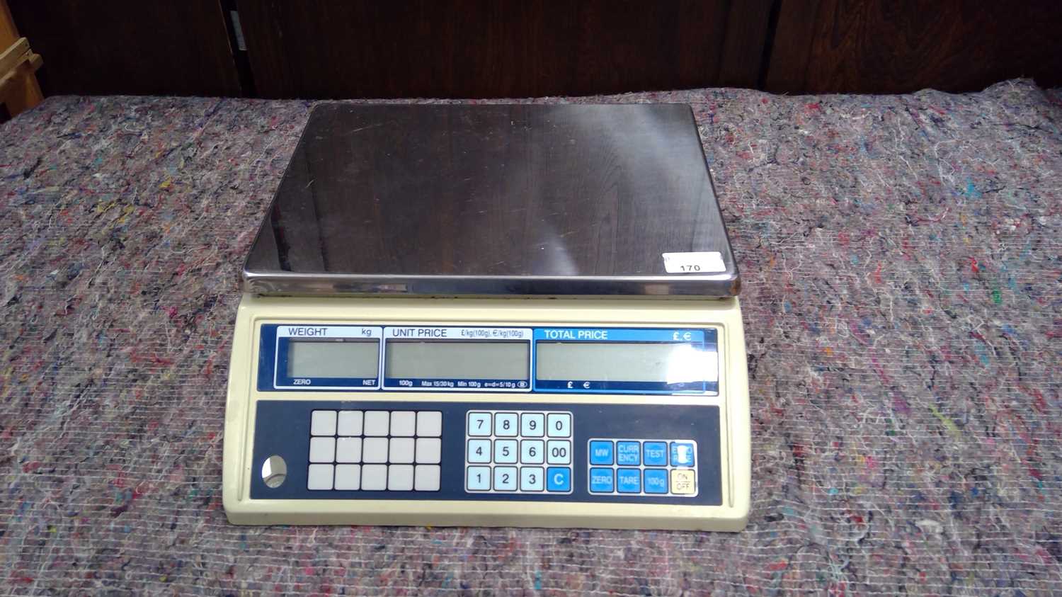 Lot 170 - Vintage digital shop scales.