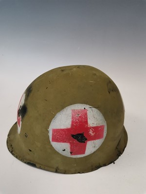 Lot 5 - A 1970s Amplivox British Army tank crew helmet...