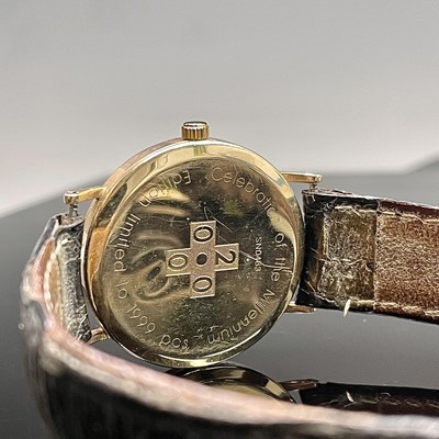 Lot 11 - A 9ct gold Geneve watch by Gianni Sabatini