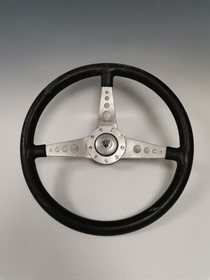 Lot 44 - A Moto Lita Rover steering wheel. Diameter: 39cm.