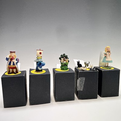 Lot 800A - Moorland Miniatures - Alice in Wonderland and...