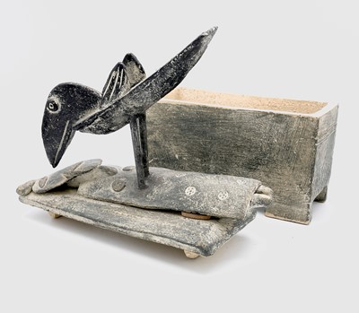 Lot 177 - John MALTBY (1936-2020) Young Girl and Bird...