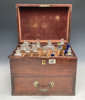 Lot 172 - A Victorian mahogany apothecary box, by Lynch...