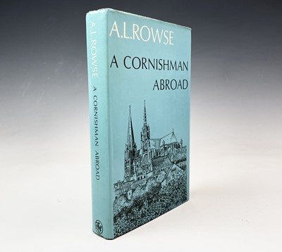 Lot 19 - A. L. ROWSE. 'The Cornish in America,' first...
