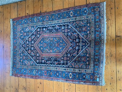 Lot 271 - A Bidjar rug, West Persia, the indigo field...