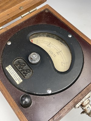 Lot 376 - A Universal Avometer together with a Voltmeter...