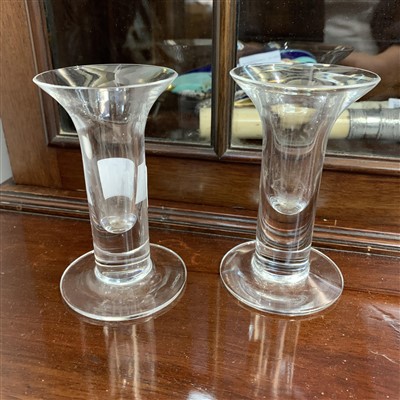 Lot 197 - A pair of Dartington Crystal liqueur glasses.