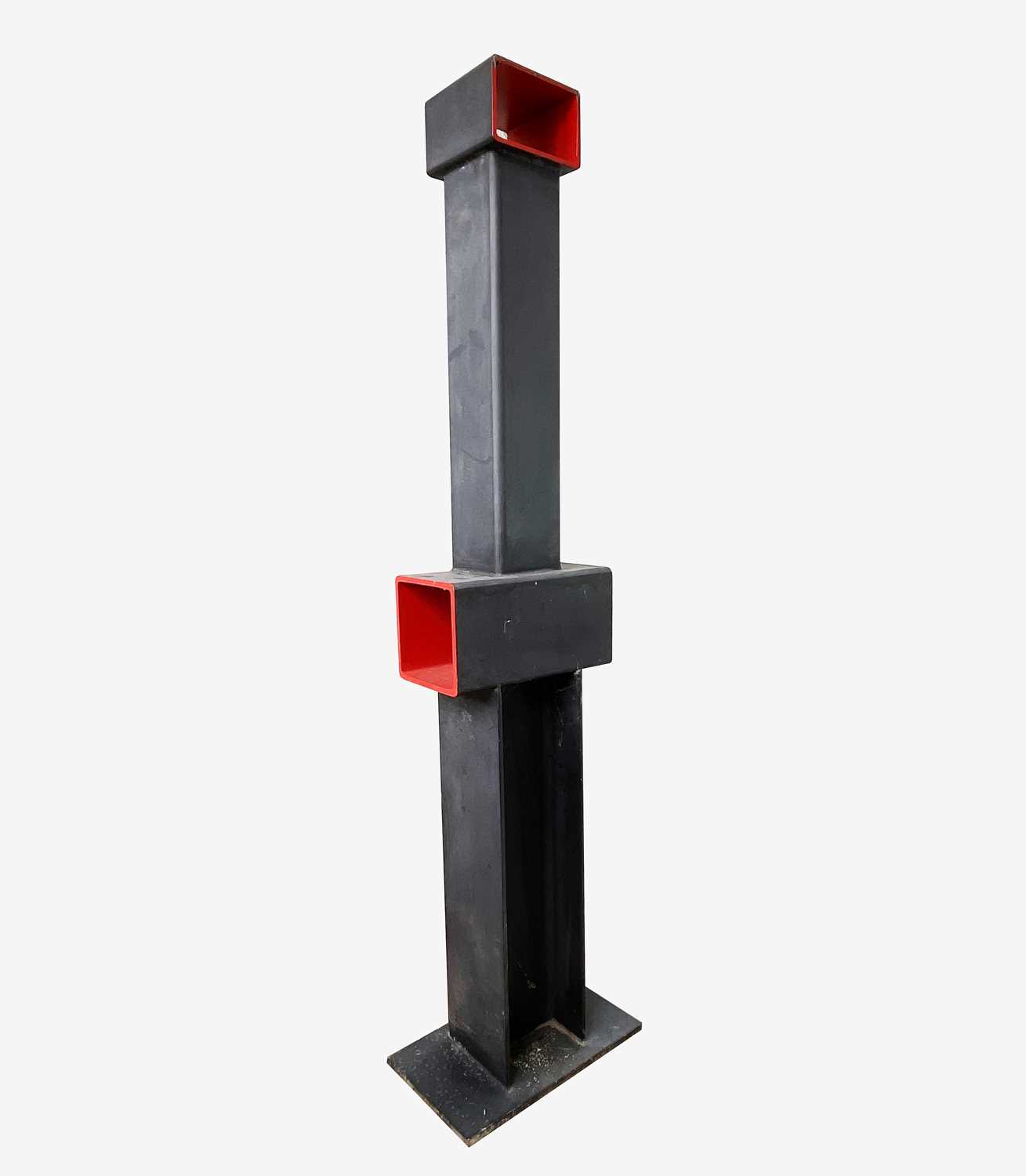 Lot 215 - Peter WARD (1932-2003) Huer Steel and red...