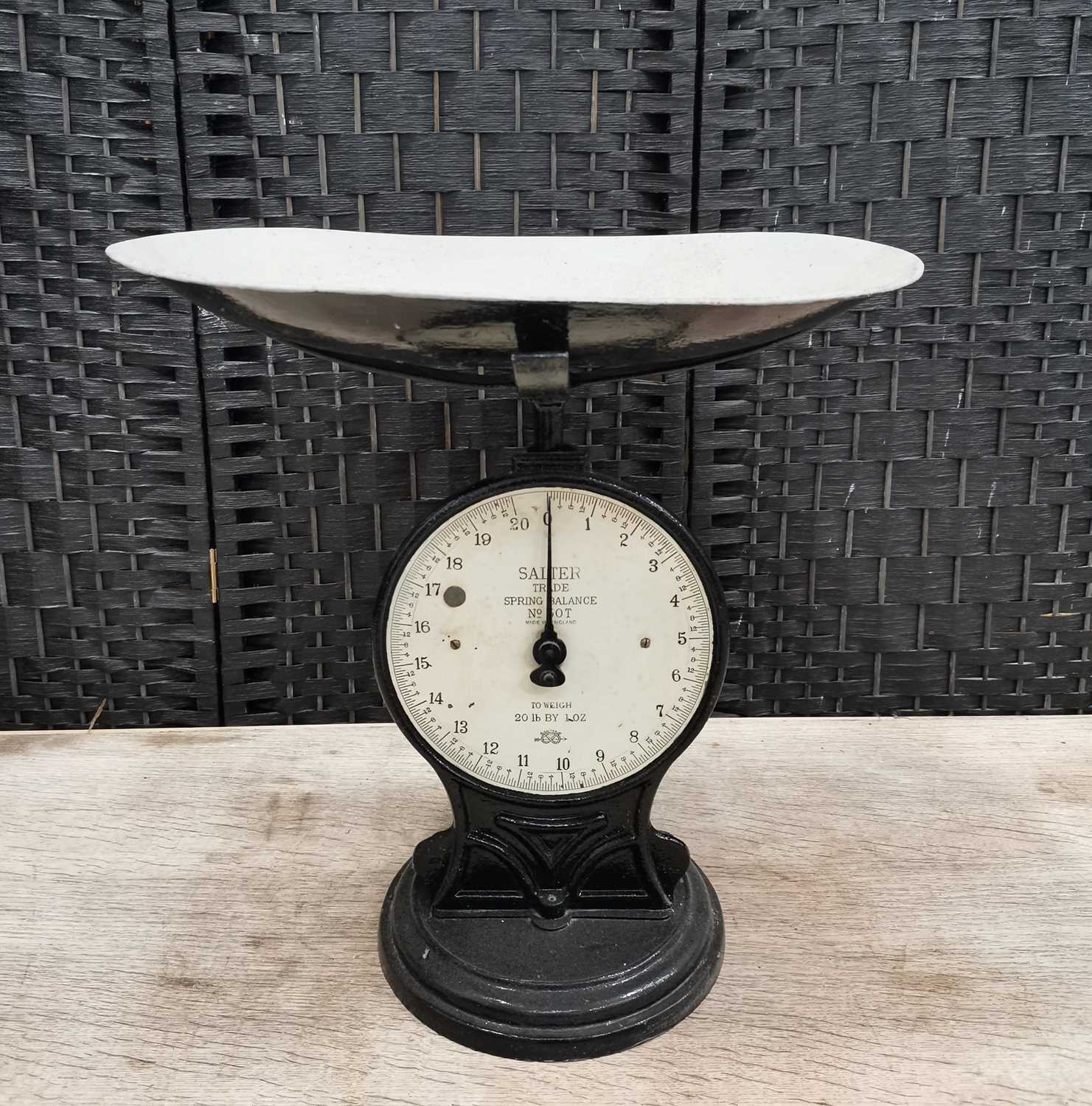 Lot 298 Salter No 50T spring balance trade scales.