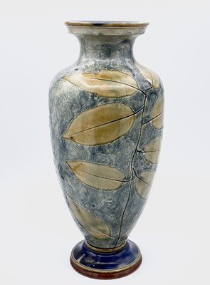 Lot 1069 - Royal Doulton stoneware vase, impressed with...