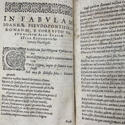 Lot 264 - (POPE JOAN) Error Popularis Seu Fabula Joanne Quae Pontificis.