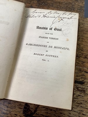 Lot 229 - ROBERT SOUTHEY. 'Amadis the Gaul,' four vols,...