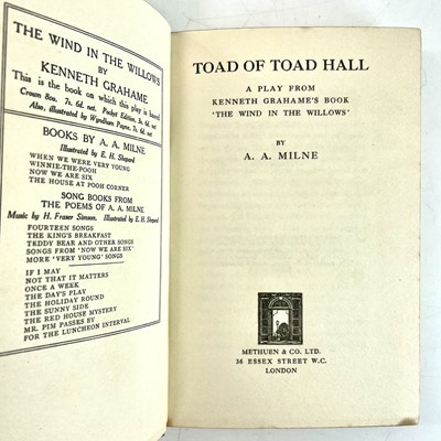 Lot 172 - A. A. MILNE. 'Toad of Toad Hall: A Play from...