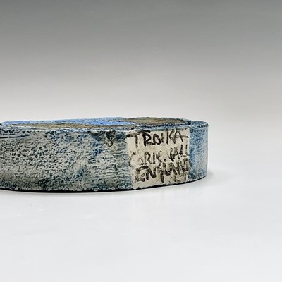 Lot 1037 - A Troika pottery wheel vase with incised...