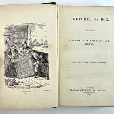 Lot 243 - CHARLES DICKENS. 'Sketches by Boz,' original...