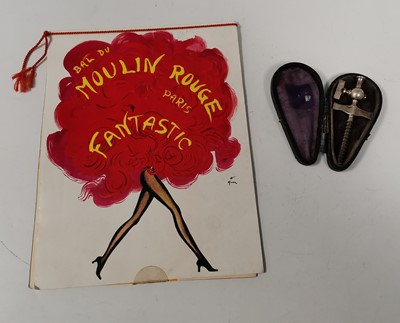 Lot 20 - A 1970 Moulin Rouge erotica program and a...