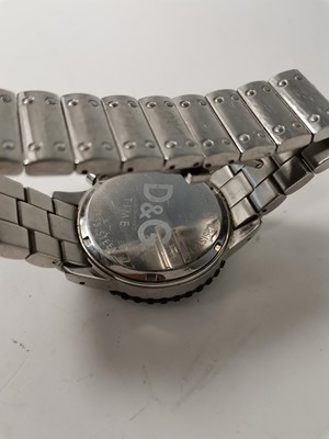 Lot 5 - A Dolce & Gabbana mens Rugby chronograph wrist...