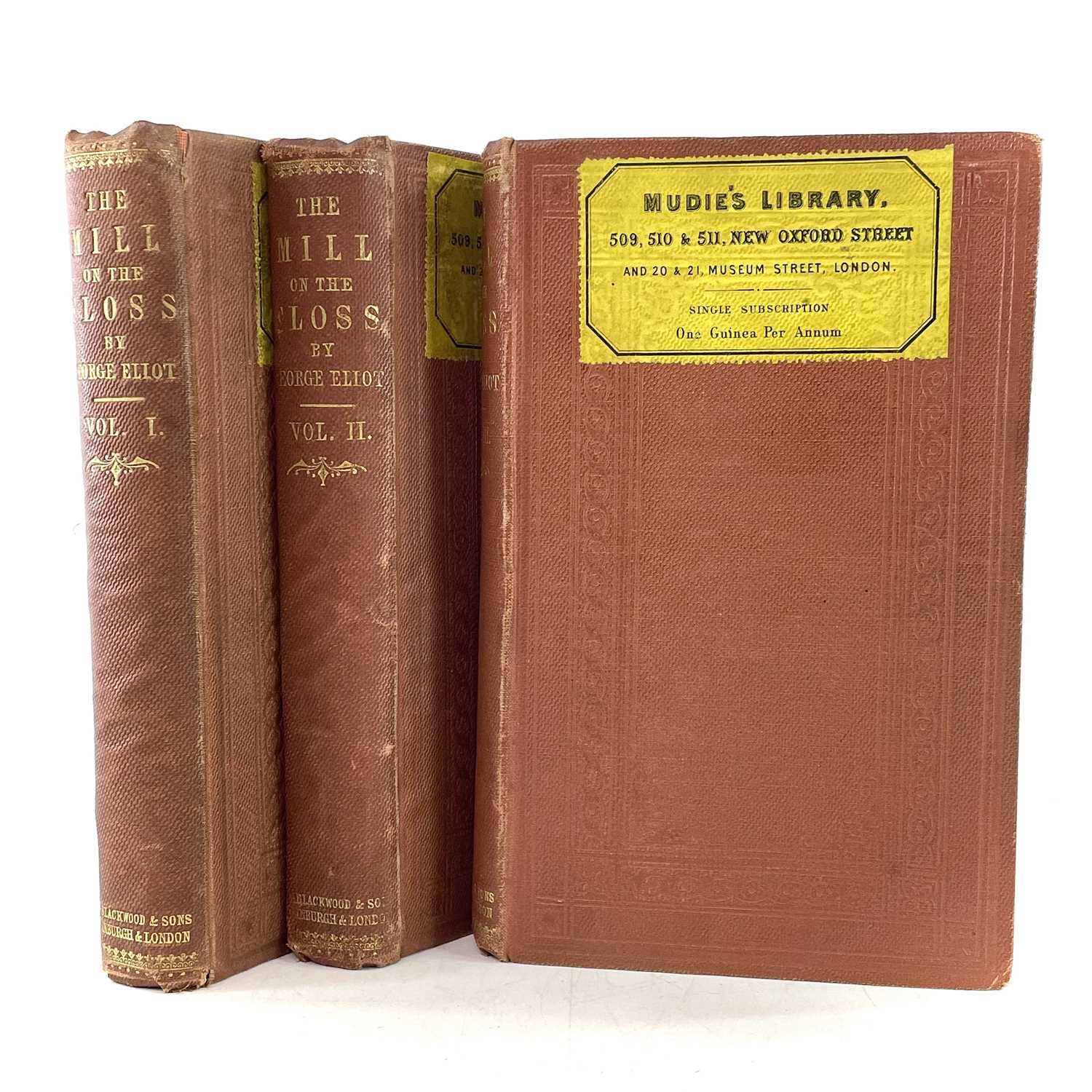 Lot 32 - GEORGE ELIOT. 'The Mill on the Floss,' three...