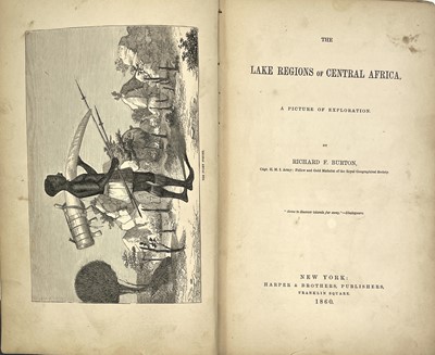 Lot 182 - RICHARD F. BURTON. 'Lake Regions of Central...