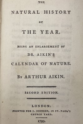 Lot 233 - ARTHUR AIKIN. 'The Natural History of the Year,...