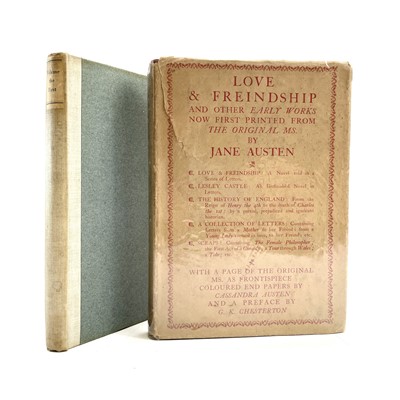 Lot 1 - JANE AUSTIN. 'Love and Friendship and Other...