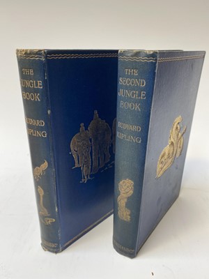 Lot 3 - RUDYARD KIPLING. 'The Jungle Book,' reprint,...