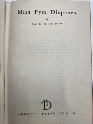 Lot 102 - JOSEPHINE TEY. 'Miss Pym Disposes,' first...