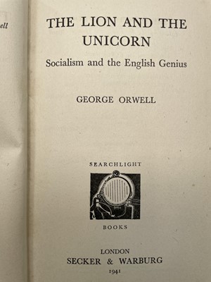 Lot 123 - GEORGE ORWELL. 'The Lion and the Unicorn:...