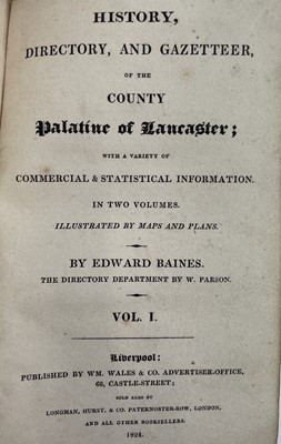 Lot 180 - EDWARD BAINES. 'History, Directory & Gazetteer...