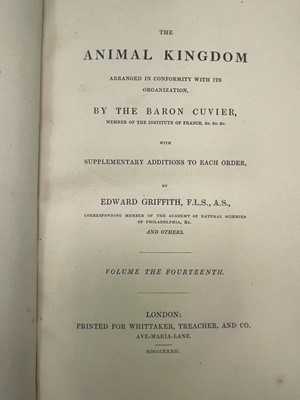 Lot 134 - CUVIER & GRIFFITHS. '(Animal Kingdom) The...