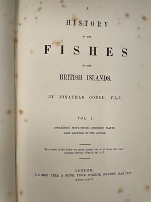 Lot 135 - JONATHAN COUCH. 'A History of the Fishes of...