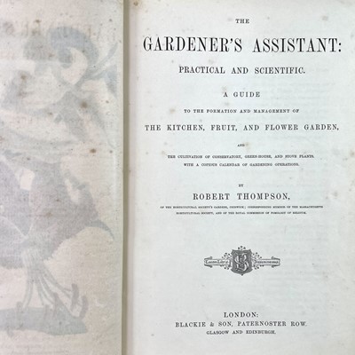 Lot 137 - ROBERT THOMPSON. 'The Gardener's Assistant,'...