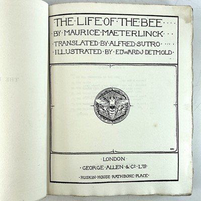 Lot 199 - MAURICE MAETERLINCK. 'The Life of the Bee,'...