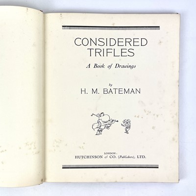 Lot 93 - Signed limited edition H. M. Bateman